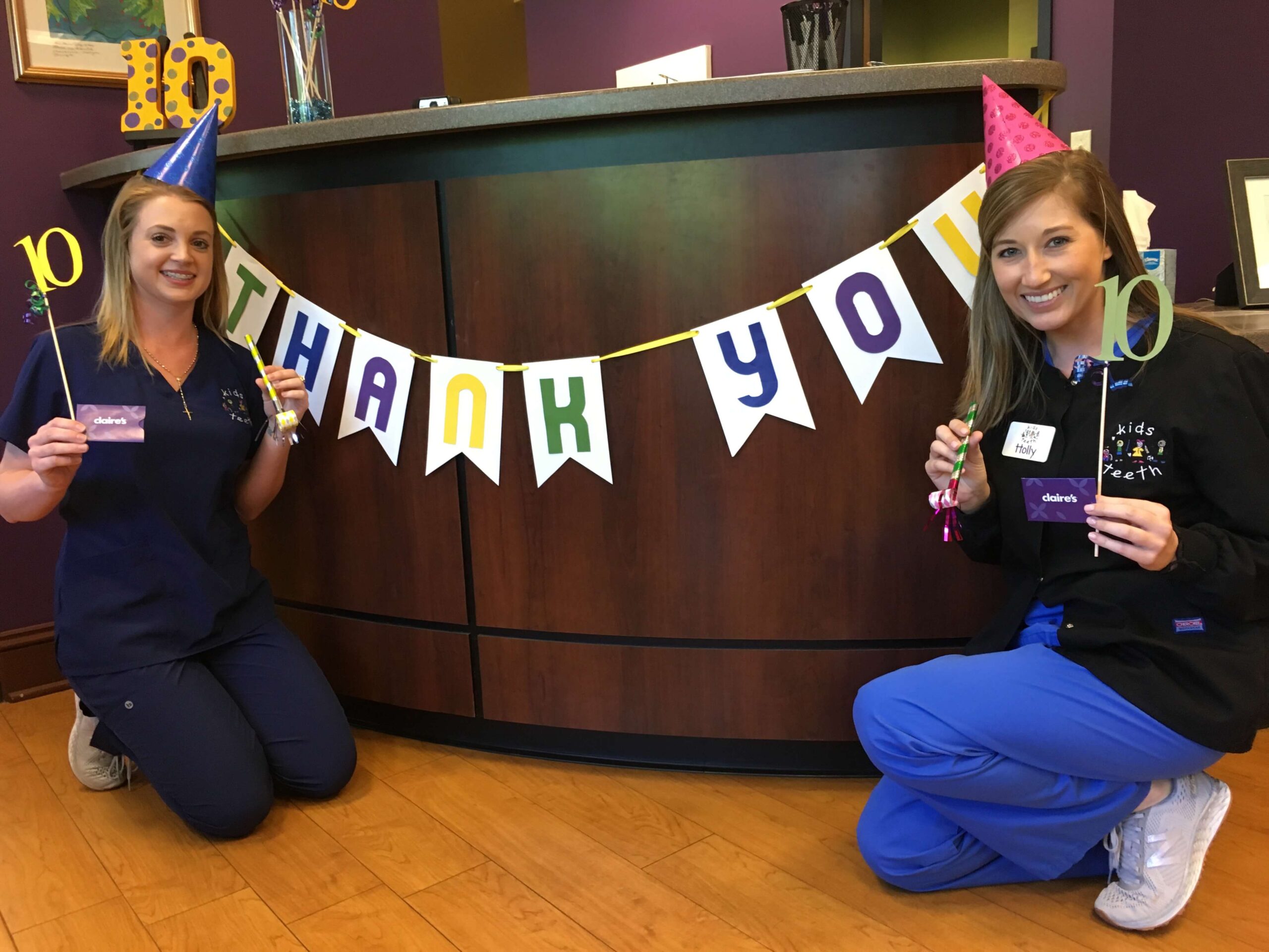 A heartfelt thank you from all of us at Kids Teeth