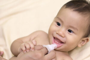 Brushing Babies teeth