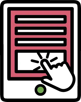 Finger tap icon